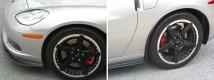 C6 Corvette, ZR1 Style, Front Splitter / Spoiler Matte Black Finish